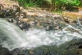 Nature with waterfall and stream in Itacare Royalty Free Stock Photo