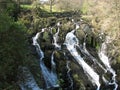 Nature waterfall Swallow Falls in Wales Royalty Free Stock Photo