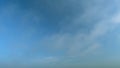 Nature weather blue sky. Beautiful cloud blue sky with clouds. Meteorology topic. Timelapse. Royalty Free Stock Photo