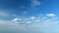 Nature weather blue sky. Beautiful cloud blue sky with clouds. Meteorology topic. Timelapse.