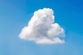 Nature white cloud on blue sky background in daytime Royalty Free Stock Photo
