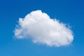 Nature white cloud on blue sky background in daytime Royalty Free Stock Photo