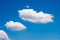 Nature white cloud on blue sky background in daytime Royalty Free Stock Photo