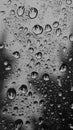 Nature& x27;s Teardrops : Rainwater Beads on Car Glass