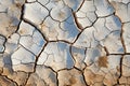 Natures alarm Cracked, dried soil in desert speaks of climate changes severity