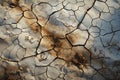 Natures alarm Cracked, dried soil in desert speaks of climate changes severity