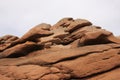 Natures art work. Granite rock formations in Brittany Royalty Free Stock Photo