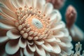 Natures Beauty: A close-up of a delicate, intricate flower, Generative AI