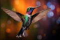 Natures gem a hummingbird in flight, a fleeting moment of beauty