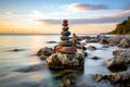 Natures harmony Rock stacking, an alternative therapeutic practice for balance