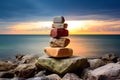 Natures harmony Rock stacking, an alternative therapeutic practice for balance