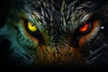 Natures prowess Wild creature predators face, eyes, and portrait