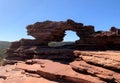 Iconic Natures Window in Kalbarri National Park, Western Australia. Royalty Free Stock Photo