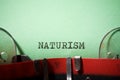 Naturism concept view Royalty Free Stock Photo