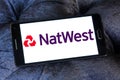 NatWest bank logo Royalty Free Stock Photo