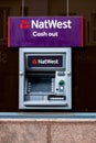 NatWest National Westminster Bank ATM Cash Point Machine