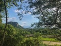 Natyre scene little mountain Thailand Royalty Free Stock Photo