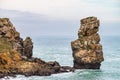 Nau dos Corvos in the Carvoeiro Cape Royalty Free Stock Photo