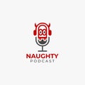 Naughty Podcast Mascot