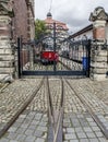 Naumburg, Germany - August, 06, 2019; old tram depot Royalty Free Stock Photo