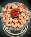 Shrimp cocktail plate