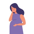 nauseous pregnant woman