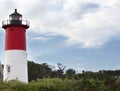 Nauset Lighthouse, Cape Cod, MA Royalty Free Stock Photo