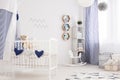 Nautical baby room