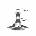 Nautical Beacon: Lighthouse Symbolizing Guidance and Safety