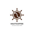 Nautical with coffee logo designs inspirations