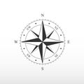 Nautical compass icon.