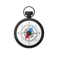 Nautical Compass windrose. Travel, tourism or exploration concept. Vector illustration. Royalty Free Stock Photo