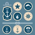 Nautical decoration set