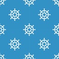 Nautical elements patchwork pattern