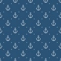 Nautical elements patchwork pattern