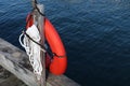 Nautical Equpment With Rope and Lifesaver