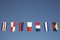 Nautical flags Royalty Free Stock Photo