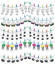 Nautical holiday bunting 3 Royalty Free Stock Photo