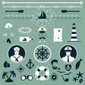 Nautical icons,