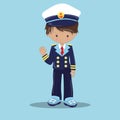 nautical kids boy cap 05 Royalty Free Stock Photo