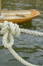 Nautical Knot and Brown Boat