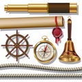 Nautical objects Royalty Free Stock Photo