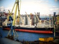 Nautical port cranes nautical terminal