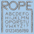 Nautical Rope Font