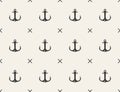 Nautical seamless pattern with sides of the world, vector.