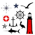 Nautical Set Royalty Free Stock Photo