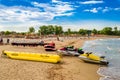 Nautical Sports on Beach Royalty Free Stock Photo