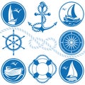 Nautical symbols and icons