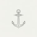 For nautical themes or symbolic representations of stability Royalty Free Stock Photo