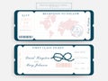 Nautical wedding vector design